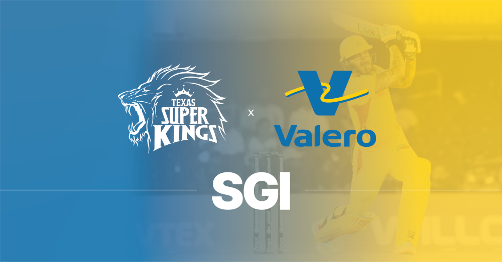 SGI Brokers Multi-Year Partnership Extension Between Valero and Texas Super Kings Through 2028